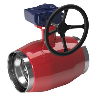 Шаровой кран NAVAL NAVALSTEAM для пара сварка DN 150, PN 25 с редуктором