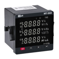 Мультиметр цифровой Dekraft МТ-96D 3ф вх. 600В 5А RS-485 96х96мм LED-дисплей
