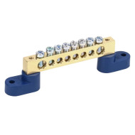 Шина нулевая ШНИ-8х12-8-У2-С IEK на двух угловых изоляторах