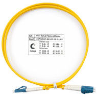 Оптический патч-корд LC-LC Duplex SM Cabeus FOP(d)-9-LC-LC-1m 9/125 1 метр