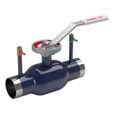 Регулирующий шаровой кран NAVAL NAVALTRIM сварка DN 200, PN 25 с редуктором
