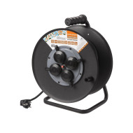Удлинитель силовой TDM ELECTRIC УХз16-004 (метал. катушка, А3, 4 места IP44/30 м КГ 3500 Вт) Народный