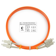 Оптический патч-корд SC-SC Cabeus FOP-62-SC-SC-1 62,5/125 (ОМ1) 1.5 метра