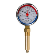 Термоманометр ЭКОМЕРА 160С 1,6МПа Дк80 G1/4"радиальный в/к перех G1/2" L=60мм
