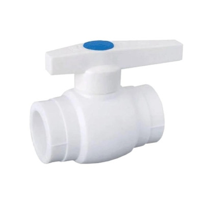 Кран PP-R белый шаровой Ду32 РосТурПласт