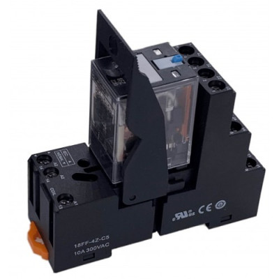 Комплект реле Доступная автоматика HF18-230AC-4-DA , 4CO 6A; AgNi; катушка 230B AC