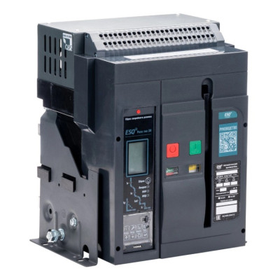 Воздушный автоматический выключатель ESQ ВА99-40-0, 3 положения, 1250А, 55 кА, тип реле 3H, 220В