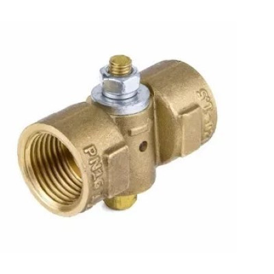 Кран для манометра Aquasfera латунь G1/2"-М20х1,5 Ру16 м/м 1062-01