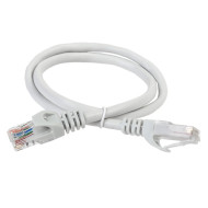 Коммутационный шнур (патч-корд), ITK кат.6А UTP, LSZH, 2м, серый