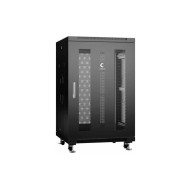 Шкаф телекоммуникационный напольный 19" 18U Cabeus ND-05C-18U60/100-BK