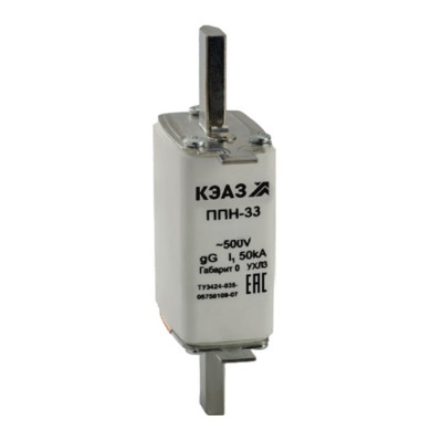 Вставка плавкая КЭАЗ ППН-33-X3-0-125А-УХЛ3