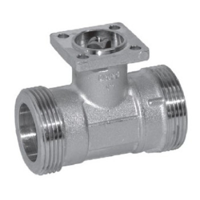 Запорный шаровой кран BELIMO R420, двухходовой, с внешней резьбой