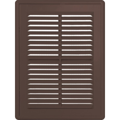 Решетка вентиляционная разъемная, коричневая SANTREK AIR П1520Р