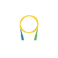 Шнур NIKOMAX волоконно-оптический, переходной, одномодовый 9/125мкм, стандарта OS2, SC/UPC-SC/APC, одинарный, полимерный материал нг(A)-HF, 2мм, желтый, 3м