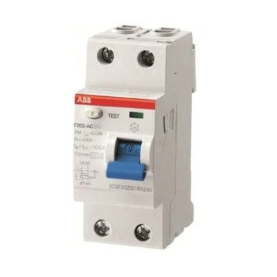 Выключатель дифференциального тока ABB F202 63А 100мА