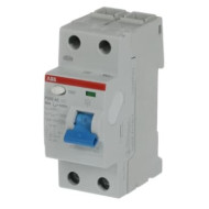 Выключатель дифференциального тока 2-модульный. ABB F202 AC-80/0,03