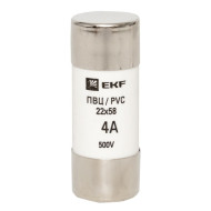 Вставка плавкая цилиндрическая EKF ПВЦ 22х58 4А