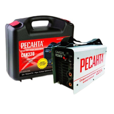 Сварочный инвертор Ресанта САИ 220 в кейсе
