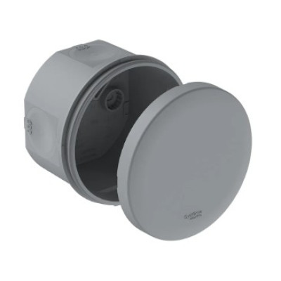 Коробка распределительная Systeme Electric MultiBox IP66 d80х50 DIY (со стикером) серый