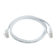 Коммутационный шнур ITK плоский категория 6 UTP 2м белый