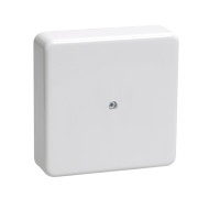 Коробка распаячная КМ41212-01 для открытой проводки 75х75х20мм белая (6 клемм 6мм2) IEK UKO10-075-075-020-K01