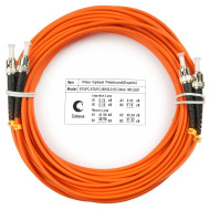Оптический патч-корд ST-ST Cabeus FOP-62-ST-ST-10m 62,5/125 (ОМ1) 10 метров