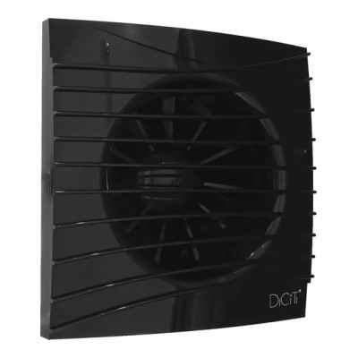 Вентилятор осевой вытяжной ЭРА.SILENT 5C obsidian D125