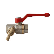 Шаровой полнопроходной кран Ридан BVR-R с внутренней резьбой UNI ISO 7/1; Rp ½