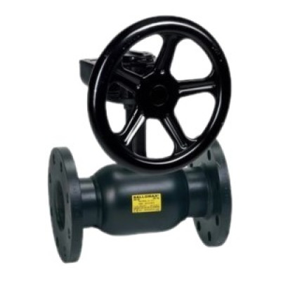 Шаровый кран Broen БАЛЛОМАКС 61 DN100 PN25 ф/ф с редуктором