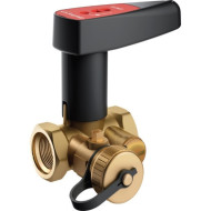 Клапан запорный ручной Broen Ballorex Basic Ду32 Ру25 с дренажем