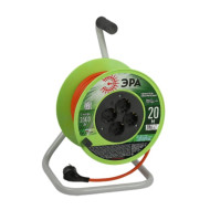 Удлинитель на катушке Эра 4х20м с заземления RP-4e-3x1.5-20m ПВС 3х1.5