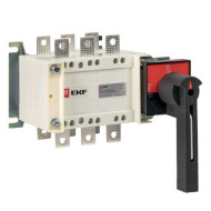 Рубильник-переключатель EKF 3п 160А с рукояткой управления для прямой установки PowerSwitch PROxima