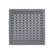 Решетка регулируемая ERA 2525РРПН, серая