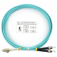 Оптический патч-корд LC-ST Cabeus FOP-50-LC-ST-3m 50/125 (ОМ3) 3 метра