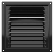 Решетка ERA 2020МЭ, металл, чёрная