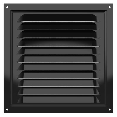 Решетка ERA 2020МЭ, металл, чёрная