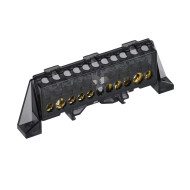 Шина IEK TEKFOR N "ноль" в комбинированном DIN-изоляторе "Стойка" 8х12-(4+5)-Ч