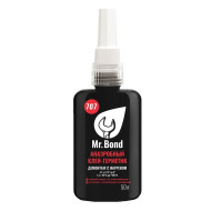 Анаэробный герметик Mr.Bond 707 демонтаж с нагревом, красный, 50 г