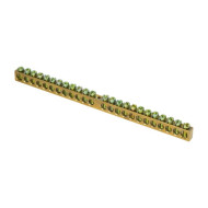 Шина EKF PROxima PEN "ноль-земля" (8х12мм) 24 отверстия латунь крепеж по центру