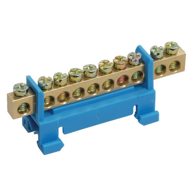 Шина IEK нулевая на DIN-изол. "Стойка" ШНИ-6х9-14-С-Ж