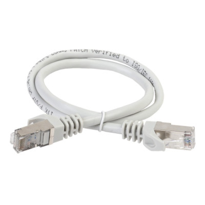 Коммутационный шнур (патч-корд), ITK кат.6 FTP, LSZH, 3м, серый