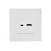 FORTE&PIANO Розетка USB A+C 3,1А FP250 белый IEK FORTE&PIANO Розетка USB A+C 3,1А FP250 белый IEK