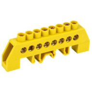 Шина IEK нулевая в комб. DIN-изол. "Стойка" ШНИ-8х12-8-КС-Ж YNN10-812-8DP-K05