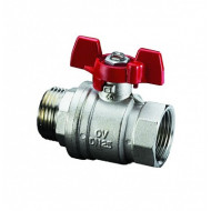 Шаровой кран Oventrop Ду25 с плоским уплотнением