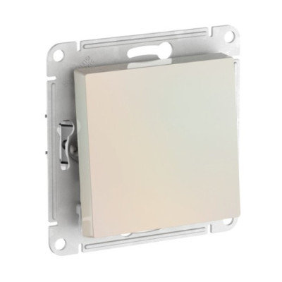 1-клавишный ПЕРЕКЛЮЧАТЕЛЬ Systeme Electric ATLASDESIGN, сх.6, 10АХ, быстрозажимные клеммы, ЖЕМЧУГ