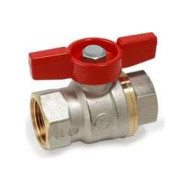 Шаровой латунный кран ВР-ВР полнопроходной, ручка-бабочка, Ду20 Ру42, Giacomini DADO R951(а3387)