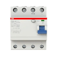 Выключатель дифференциального тока 4-модульный ABB F204 AC-80/0,03