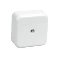 Коробка распаячная КМ41206-01 для открытой проводки 50х50х20мм белая (4 клеммы 3мм2) IEK UKO10-050-050-020-K01