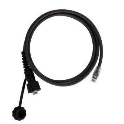 Индустриальный коммутационный шнур NIKOMAX U/UTP 4 пары, переходной, Кат.6 (Класс E), 250МГц, RJ45/8P8C(IP67)-RJ45/8P8C, T568B, многожильный, BC (чистая медь), 24AWG (7х0,195мм), с защитной крышкой, PUR, черный, 5м