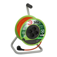 Удлинитель на катушке Эра 4х50м с заземления RP-4e-3x1.5-50m ПВС 3х1.5